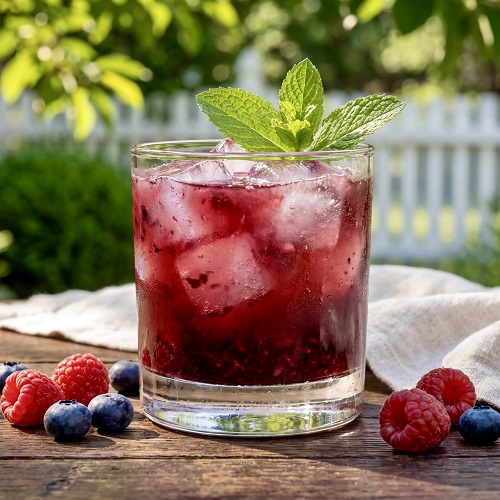 Berry Smash Mocktail
